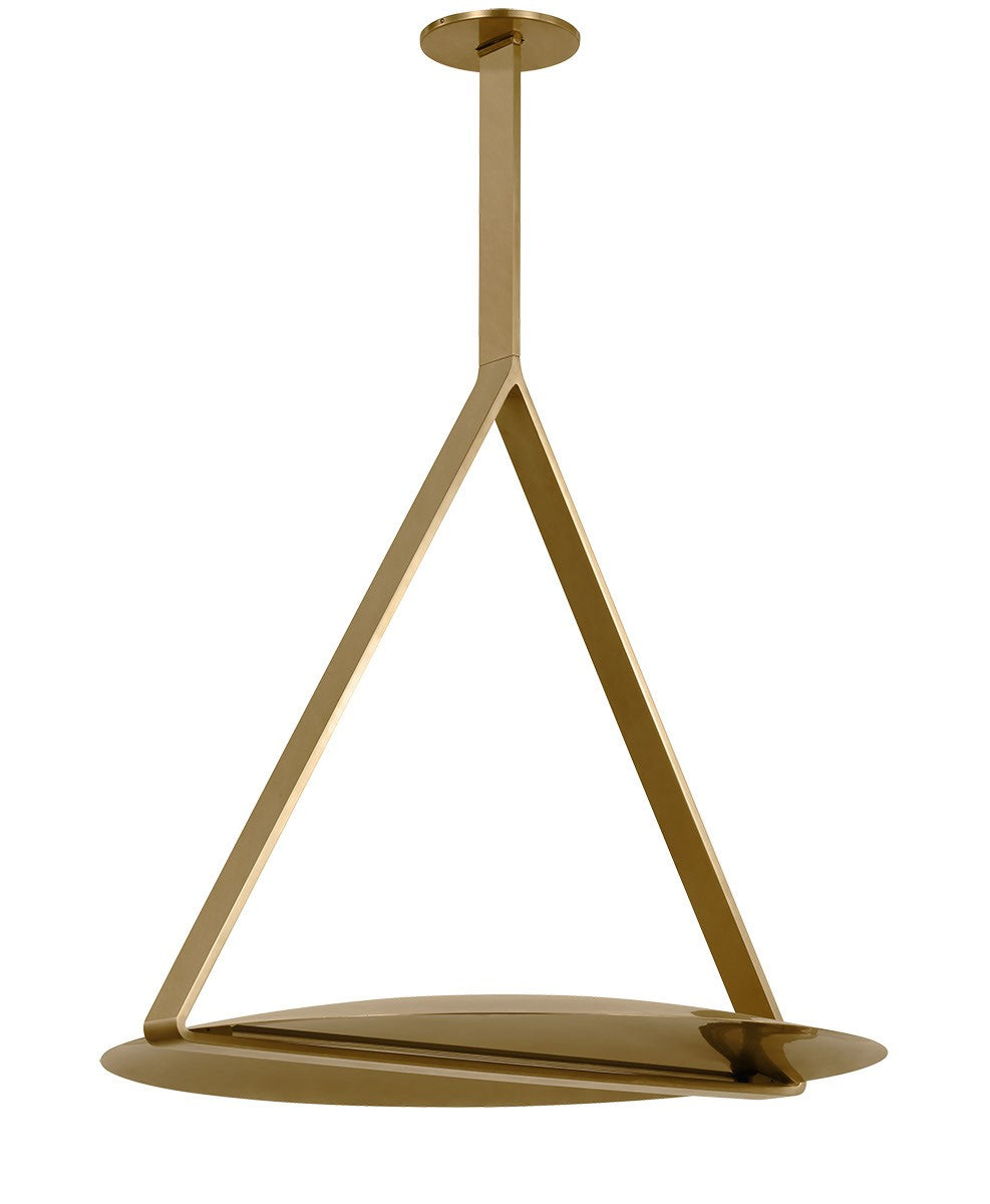 Visual Comfort Modern - PBPD35127NB/NB - LED Pendant - Cymbal - Natural Brass