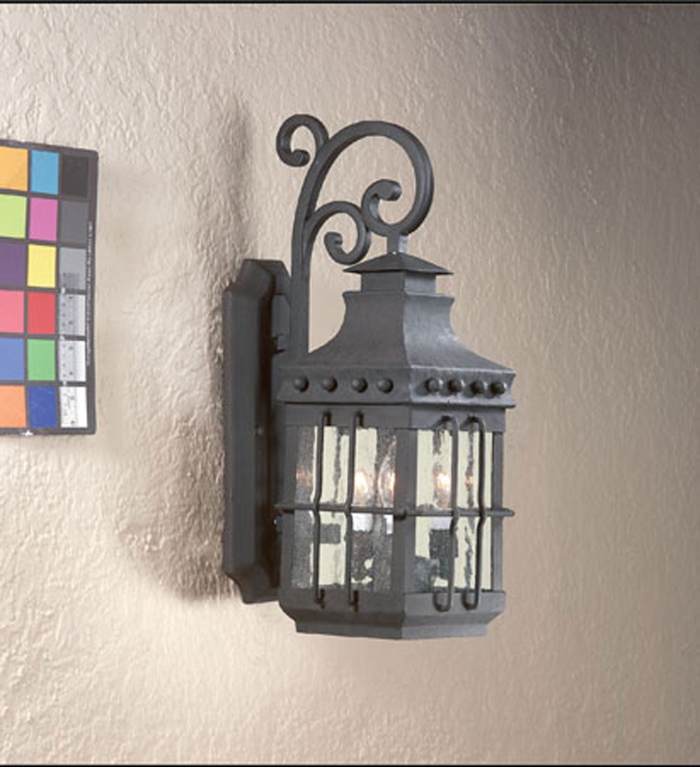 Troy Lighting - B8971-TBK - Three Light Wall Lantern - Dover - Textured Black