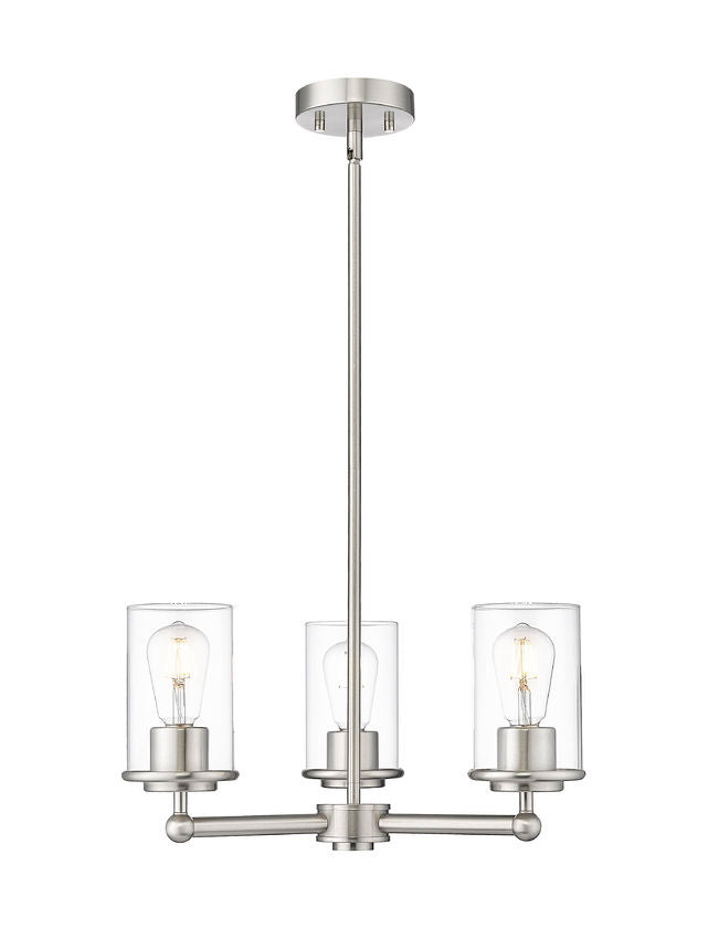 Z-Lite - 742-3BN - Three Light Chandelier - Thayer - Brushed Nickel