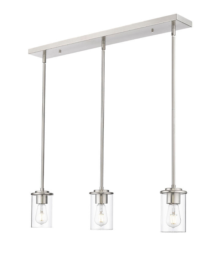 Z-Lite - 742MP-3BN - Three Light Pendant - Thayer - Brushed Nickel