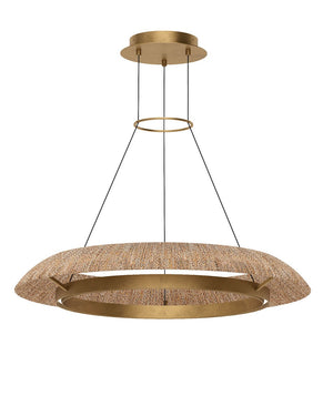 Visual Comfort Modern - SLCH55927NTHAB - LED Chandelier - Noa - Hand Rubbed Antique Brass