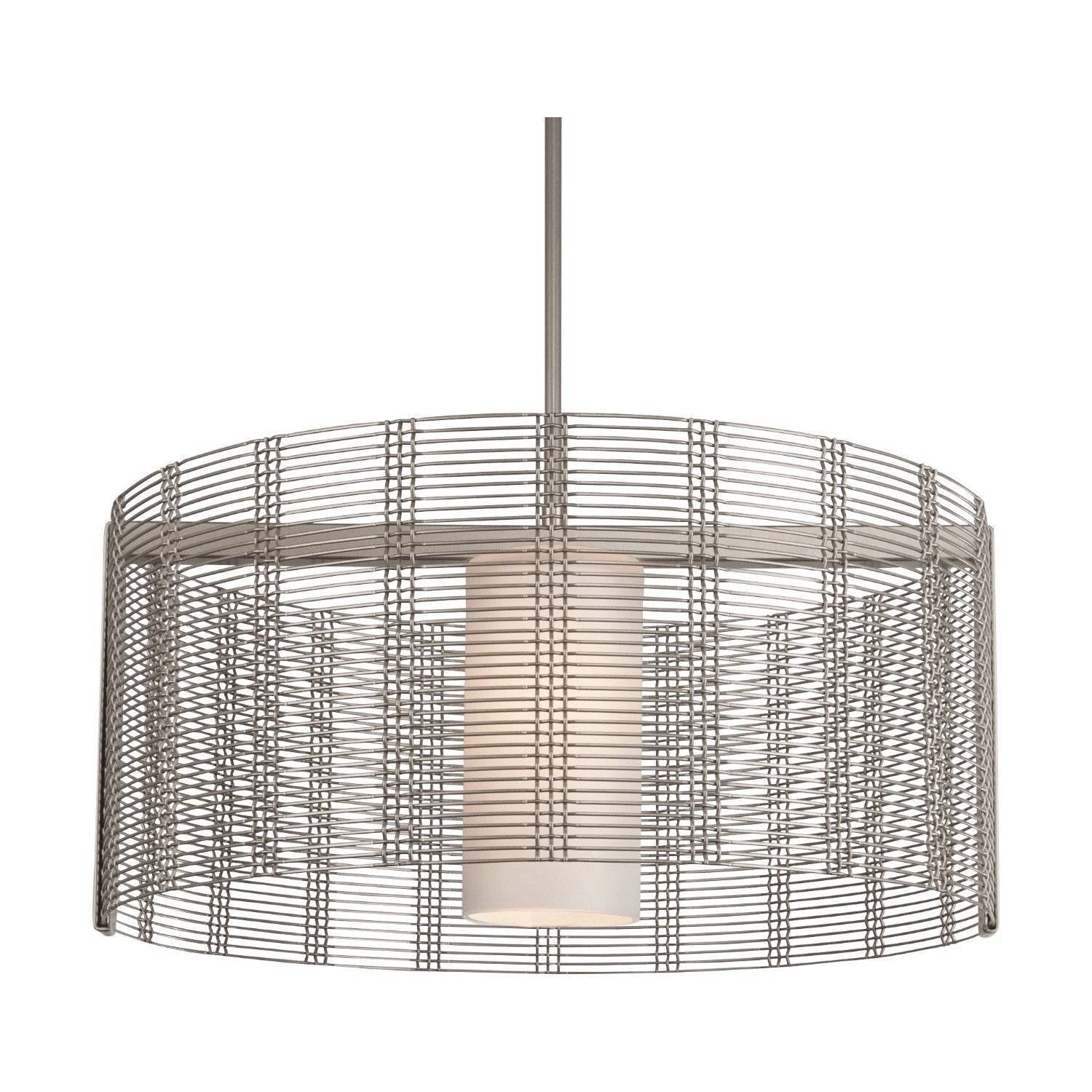 Hammerton Studio - CHB0020-19-NB-F-001-L1 - LED Pendant - Downtown Mesh - Novel Brass