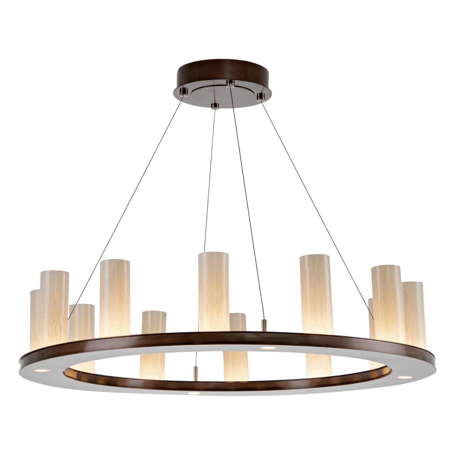 Hammerton Studio - CHB0033-0C-BB-FS-CA1-L1 - LED Chandelier - Carlyle - Burnished Bronze