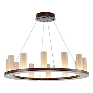 Hammerton Studio - CHB0033-0C-BB-FS-CA1-L3 - LED Chandelier - Carlyle - Burnished Bronze