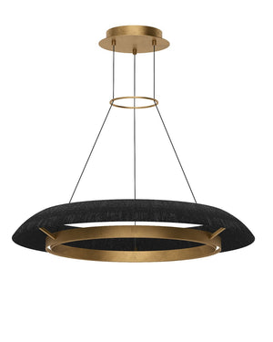 Visual Comfort Modern - SLCH55927WBKHAB - LED Chandelier - Noa - Hand Rubbed Antique Brass