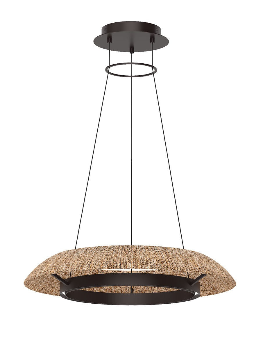 Visual Comfort Modern - SLCH56027NTBZ - LED Chandelier - Noa - Bronze