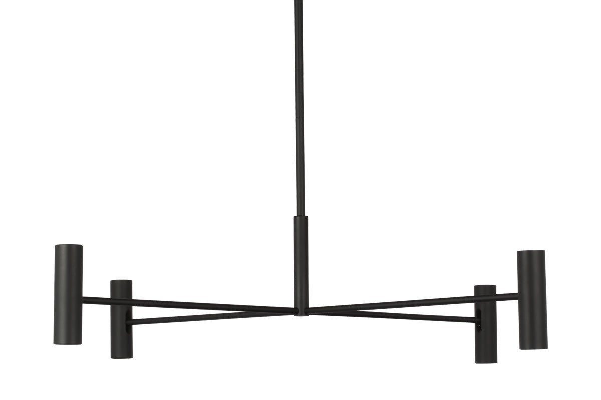 Visual Comfort Modern - SLCH57030B - LED Chandelier - Ponte - Nightshade Black