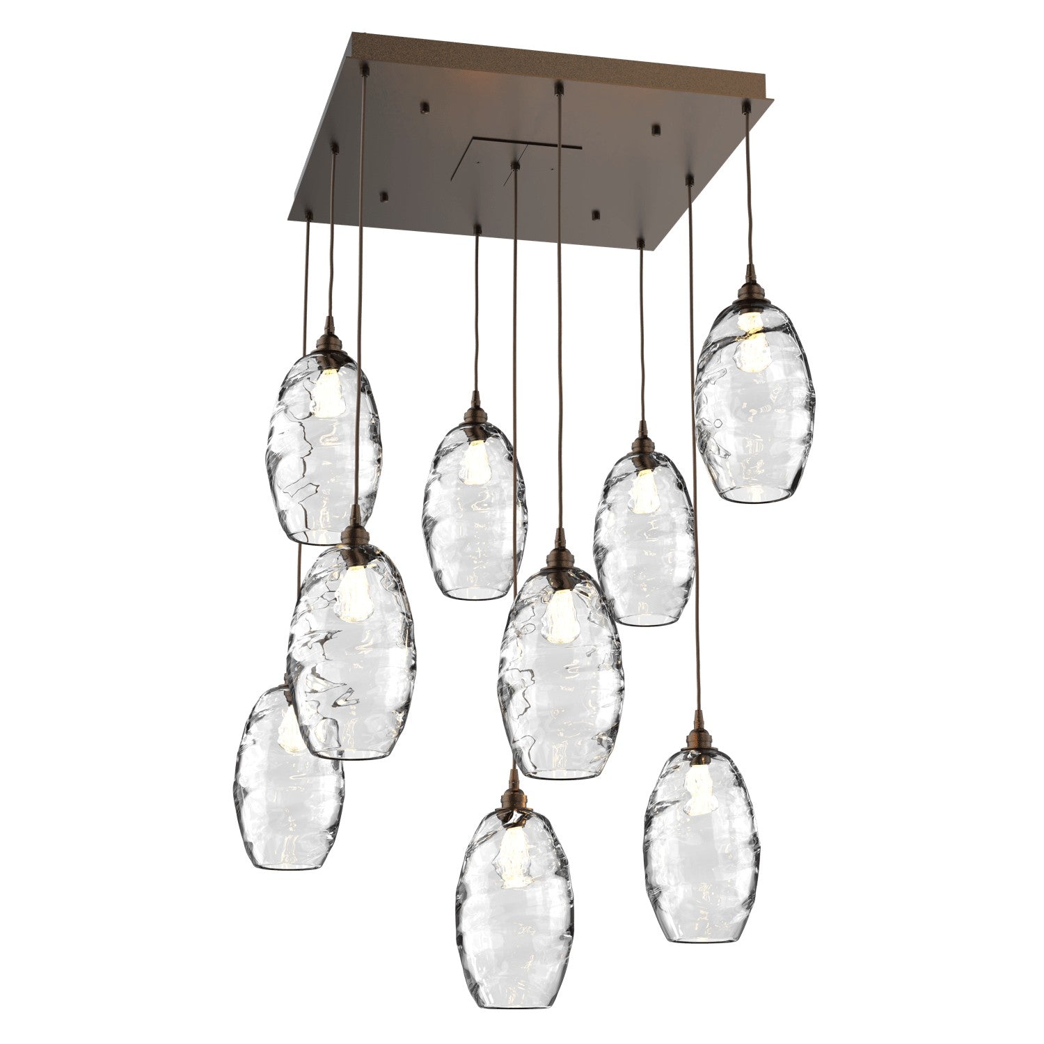 Hammerton Studio - CHB0035-12-BS-OB-C01-E2 - 12 Light Pendant - Ellisse - Beige Silver