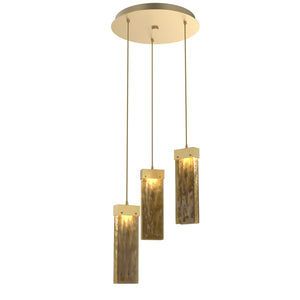 Hammerton Studio - CHB0042-03-GB-BG-C01-L1 - LED Pendant - Parallel - Gilded Brass