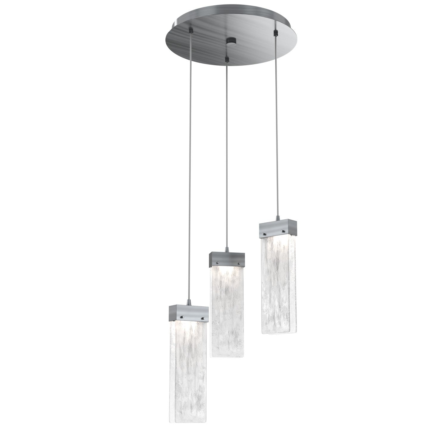 Hammerton Studio - CHB0042-03-GM-CG-C01-L1 - LED Pendant - Parallel - Gunmetal