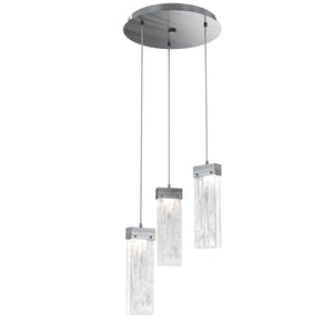 Hammerton Studio - CHB0042-03-GM-CG-C01-L3 - LED Pendant - Parallel - Gunmetal