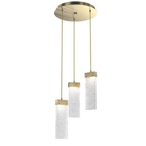 Hammerton Studio - CHB0042-03-HB-CR-C01-L1 - LED Pendant - Parallel - Heritage Brass