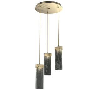 Hammerton Studio - CHB0042-03-HB-SG-C01-L1 - LED Pendant - Parallel - Heritage Brass