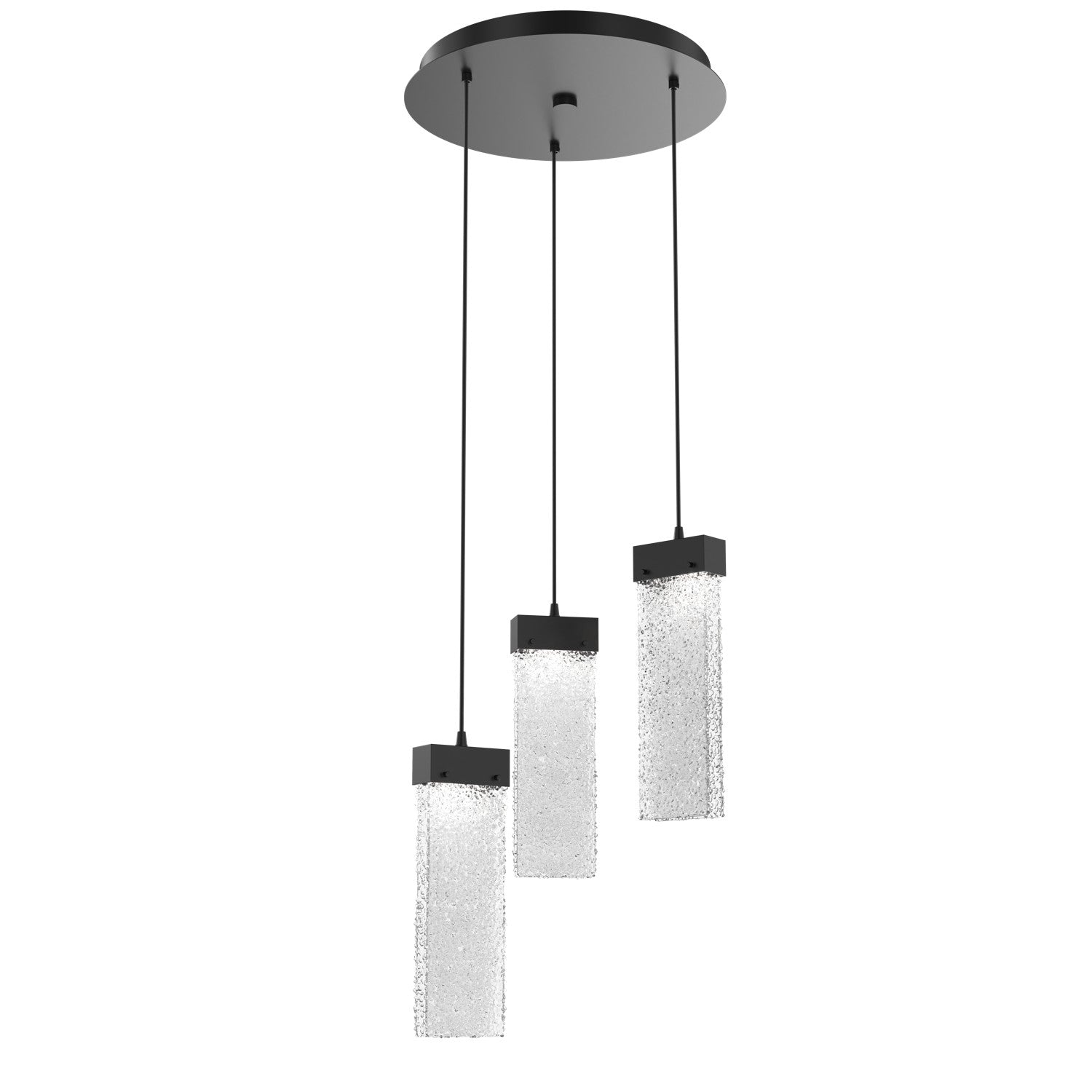 Hammerton Studio - CHB0042-03-MB-CR-C01-L3 - LED Pendant - Parallel - Matte Black