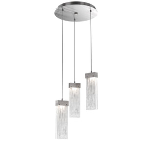 Hammerton Studio - CHB0042-03-SN-CG-C01-L1 - LED Pendant - Parallel - Satin Nickel