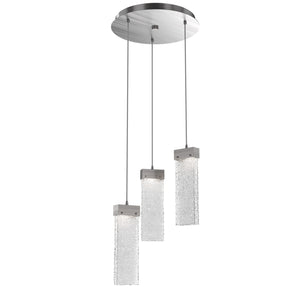 Hammerton Studio - CHB0042-03-SN-CR-C01-L1 - LED Pendant - Parallel - Satin Nickel