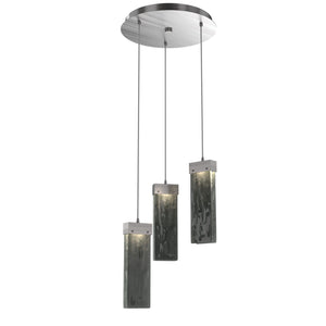 Hammerton Studio - CHB0042-03-SN-SG-C01-L1 - LED Pendant - Parallel - Satin Nickel