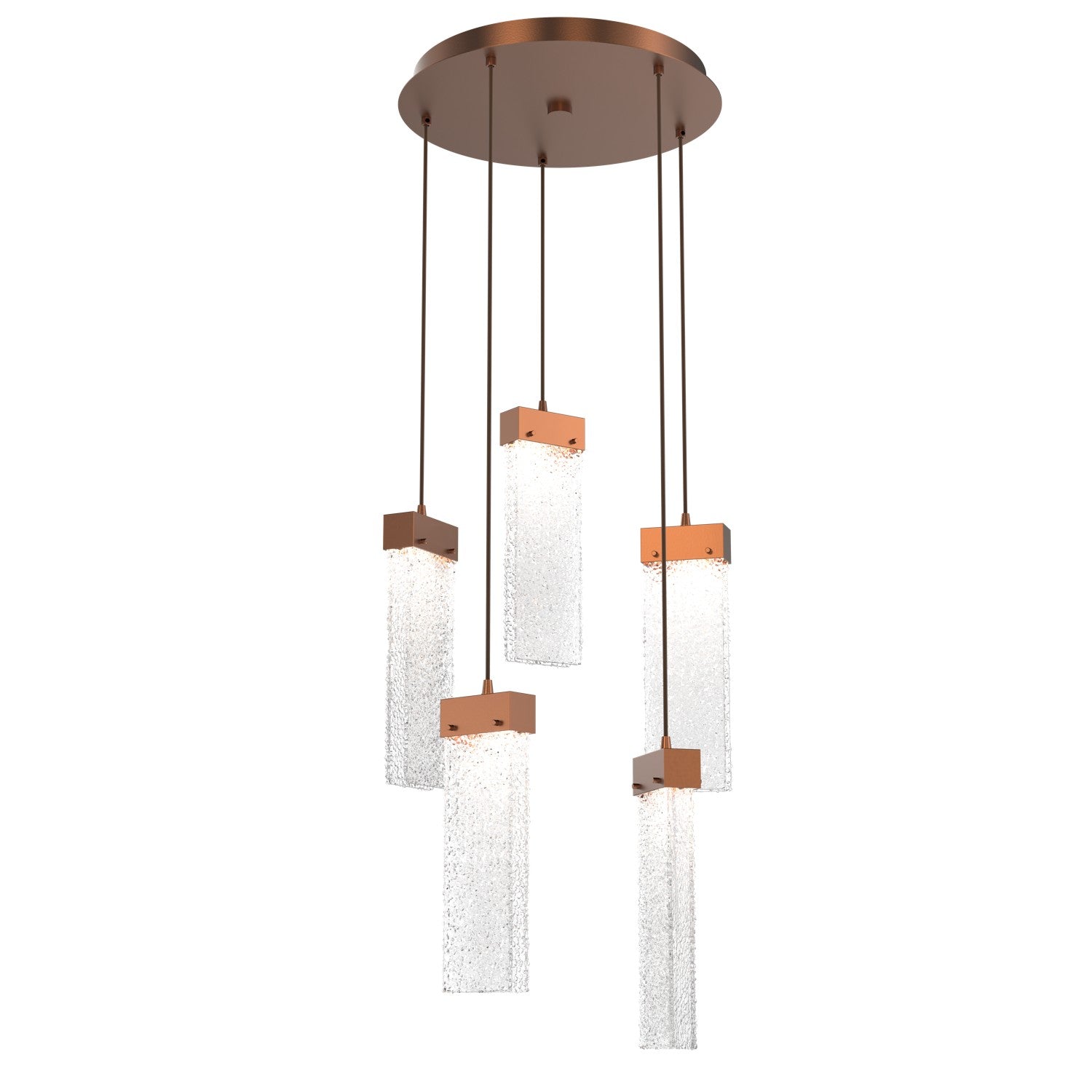 Hammerton Studio - CHB0042-05-BB-CR-C01-L1 - LED Pendant - Parallel - Burnished Bronze