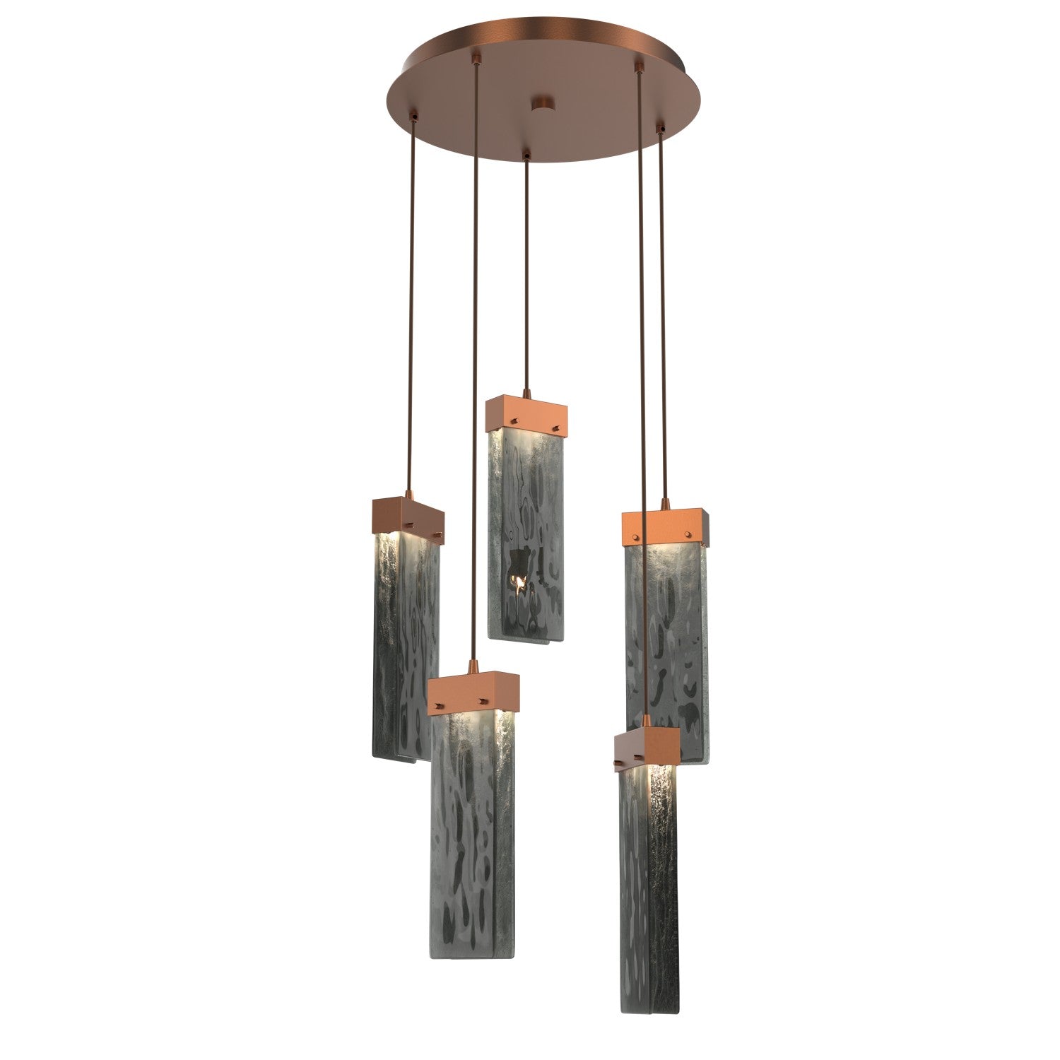 Hammerton Studio - CHB0042-05-BB-SG-C01-L1 - LED Pendant - Parallel - Burnished Bronze