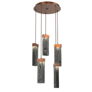 Hammerton Studio - CHB0042-05-BB-SG-C01-L1 - LED Pendant - Parallel - Burnished Bronze