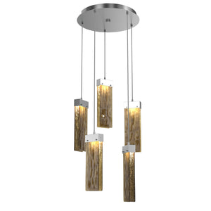 Hammerton Studio - CHB0042-05-CS-BG-C01-L1 - LED Pendant - Parallel - Classic Silver