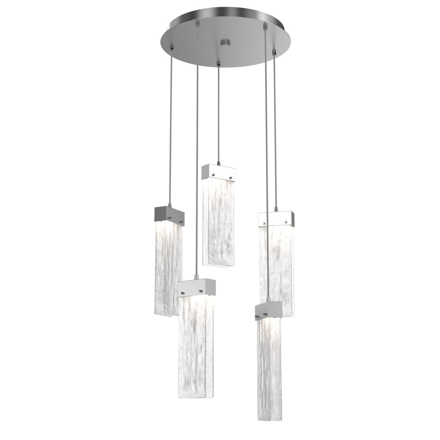 Hammerton Studio - CHB0042-05-CS-CG-C01-L3 - LED Pendant - Parallel - Classic Silver