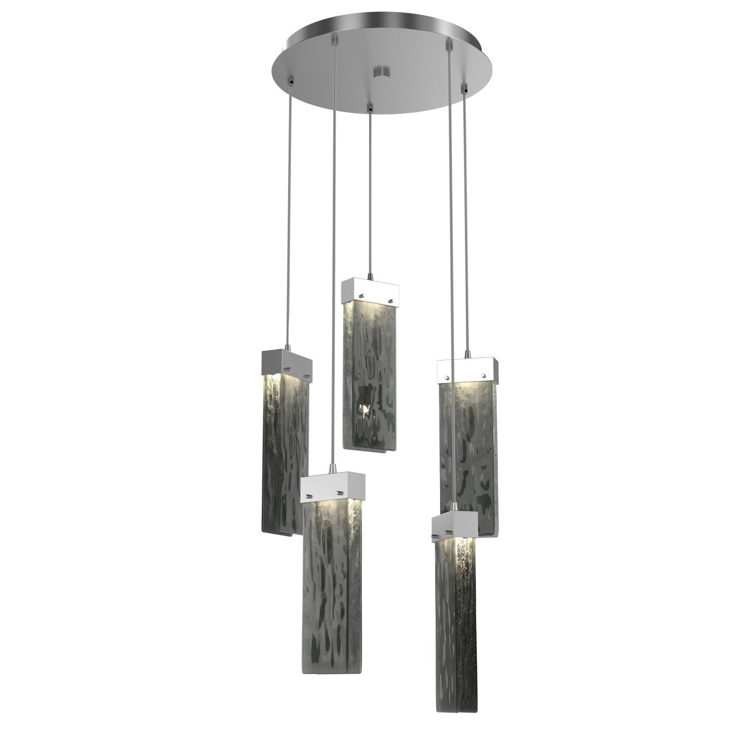 Hammerton Studio - CHB0042-05-CS-SG-C01-L3 - LED Pendant - Parallel - Classic Silver