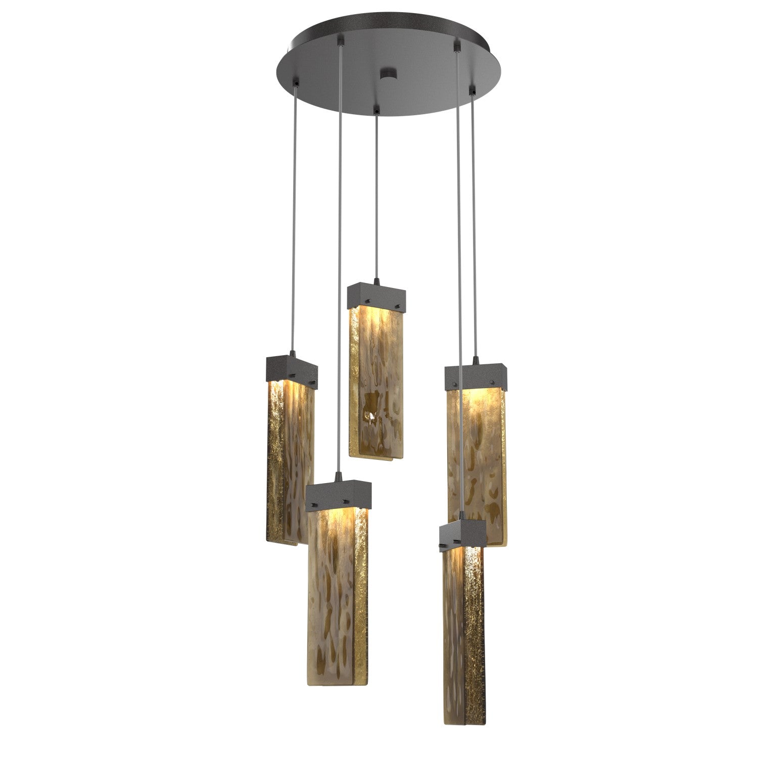 Hammerton Studio - CHB0042-05-GP-BG-C01-L1 - LED Pendant - Parallel - Graphite