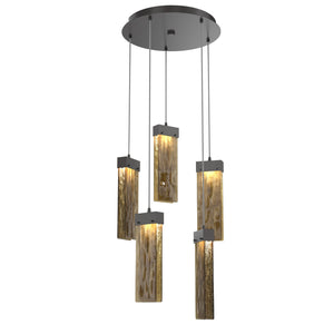 Hammerton Studio - CHB0042-05-GP-BG-C01-L3 - LED Pendant - Parallel - Graphite