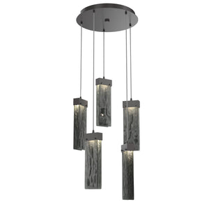 Hammerton Studio - CHB0042-05-GP-SG-C01-L3 - LED Pendant - Parallel - Graphite