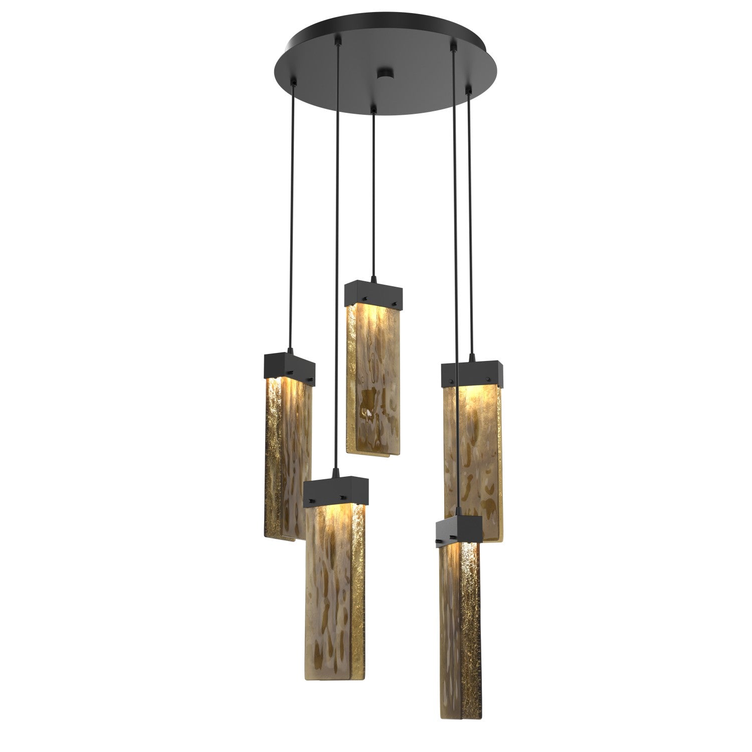 Hammerton Studio - CHB0042-05-MB-BG-C01-L1 - LED Pendant - Parallel - Matte Black