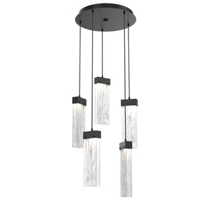 Hammerton Studio - CHB0042-05-MB-CG-C01-L1 - LED Pendant - Parallel - Matte Black