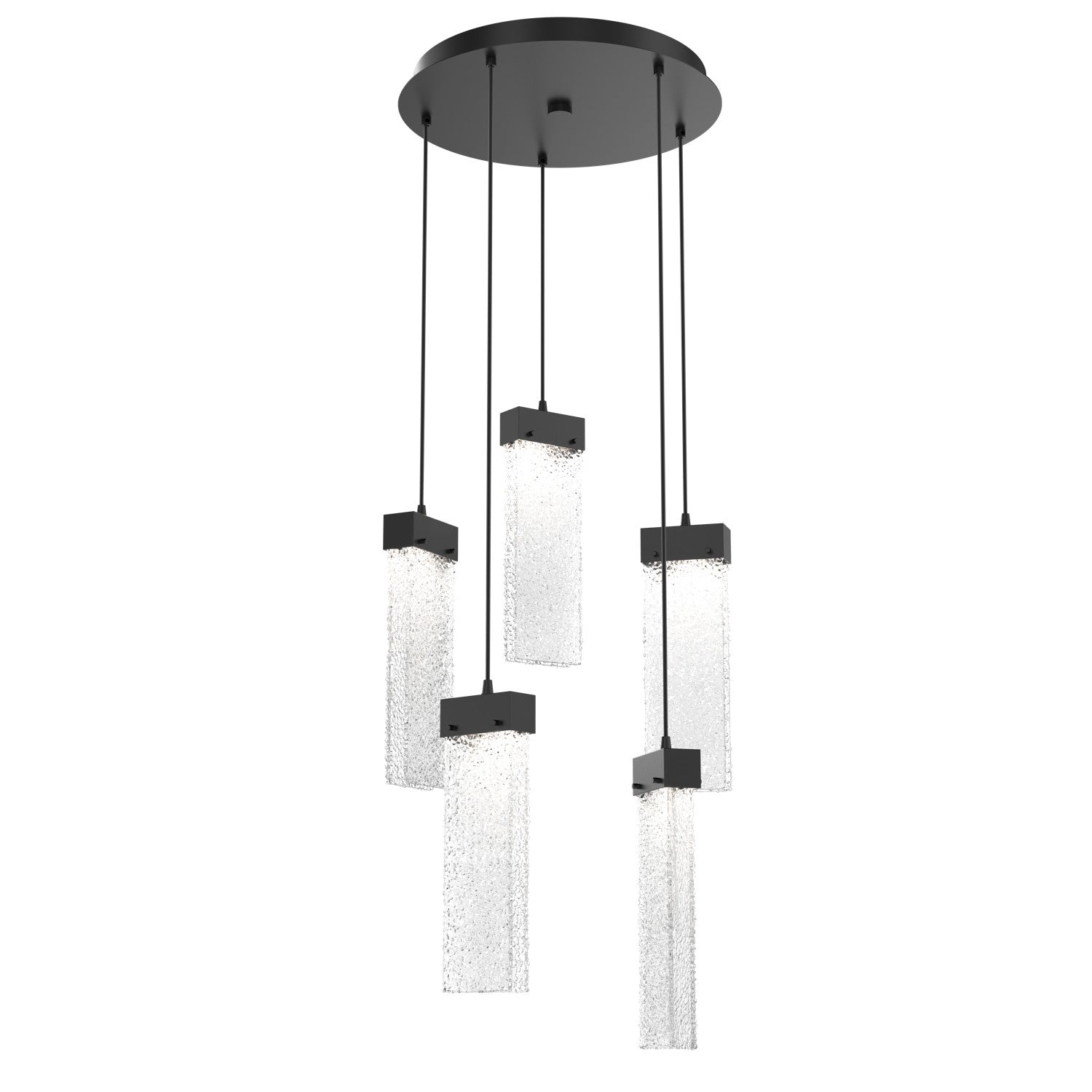 Hammerton Studio - CHB0042-05-MB-CR-C01-L1 - LED Pendant - Parallel - Matte Black