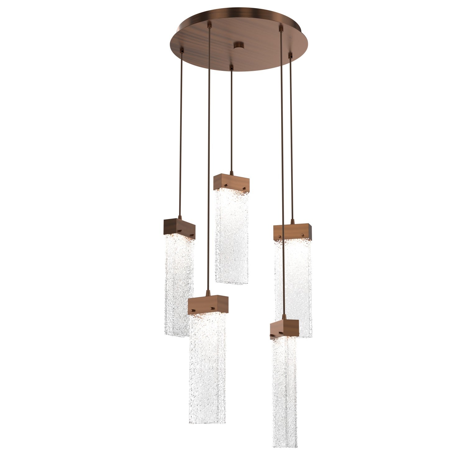 Hammerton Studio - CHB0042-05-RB-CR-C01-L1 - LED Pendant - Parallel - Oil Rubbed Bronze