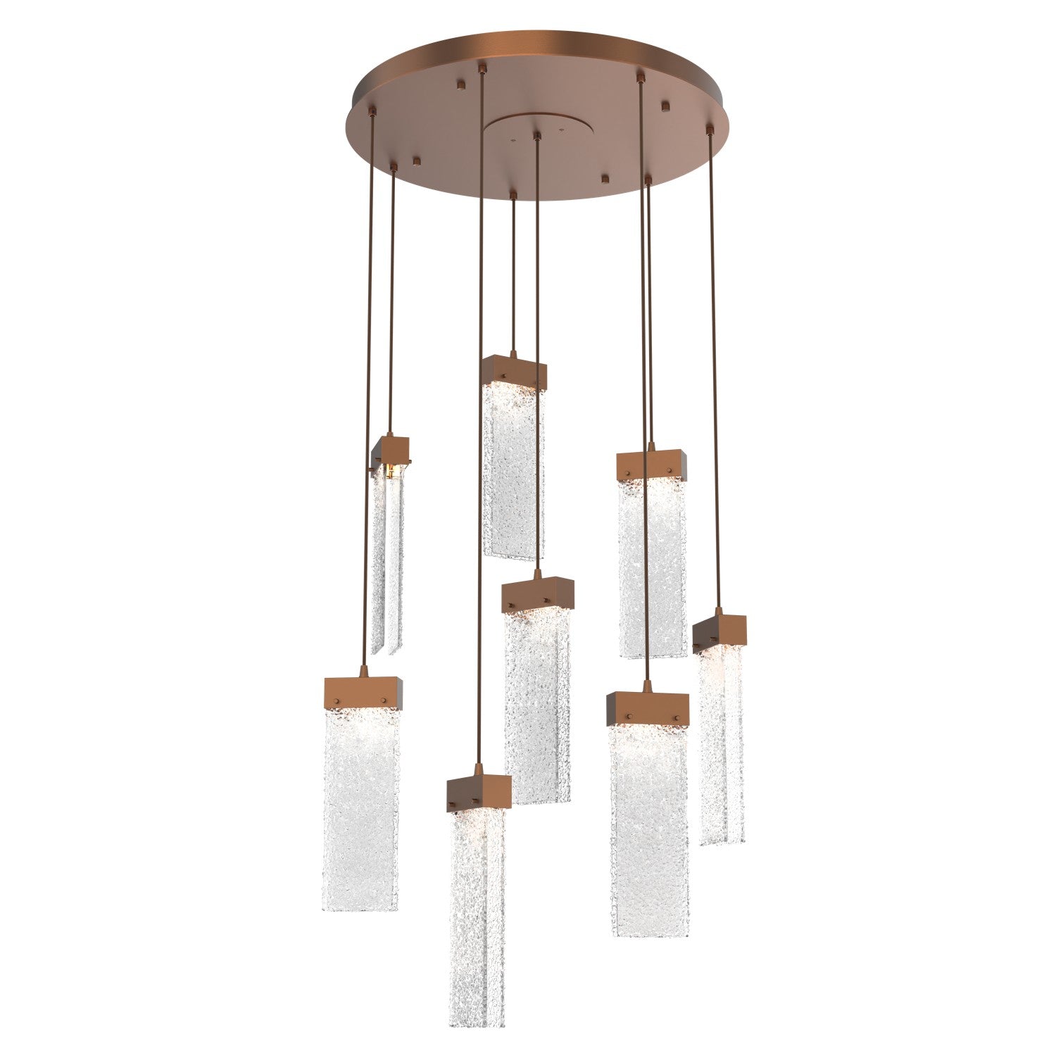 Hammerton Studio - CHB0042-08-BB-CR-C01-L1 - LED Pendant - Parallel - Burnished Bronze