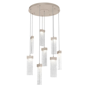 Hammerton Studio - CHB0042-08-BS-CR-C01-L1 - LED Pendant - Parallel - Beige Silver