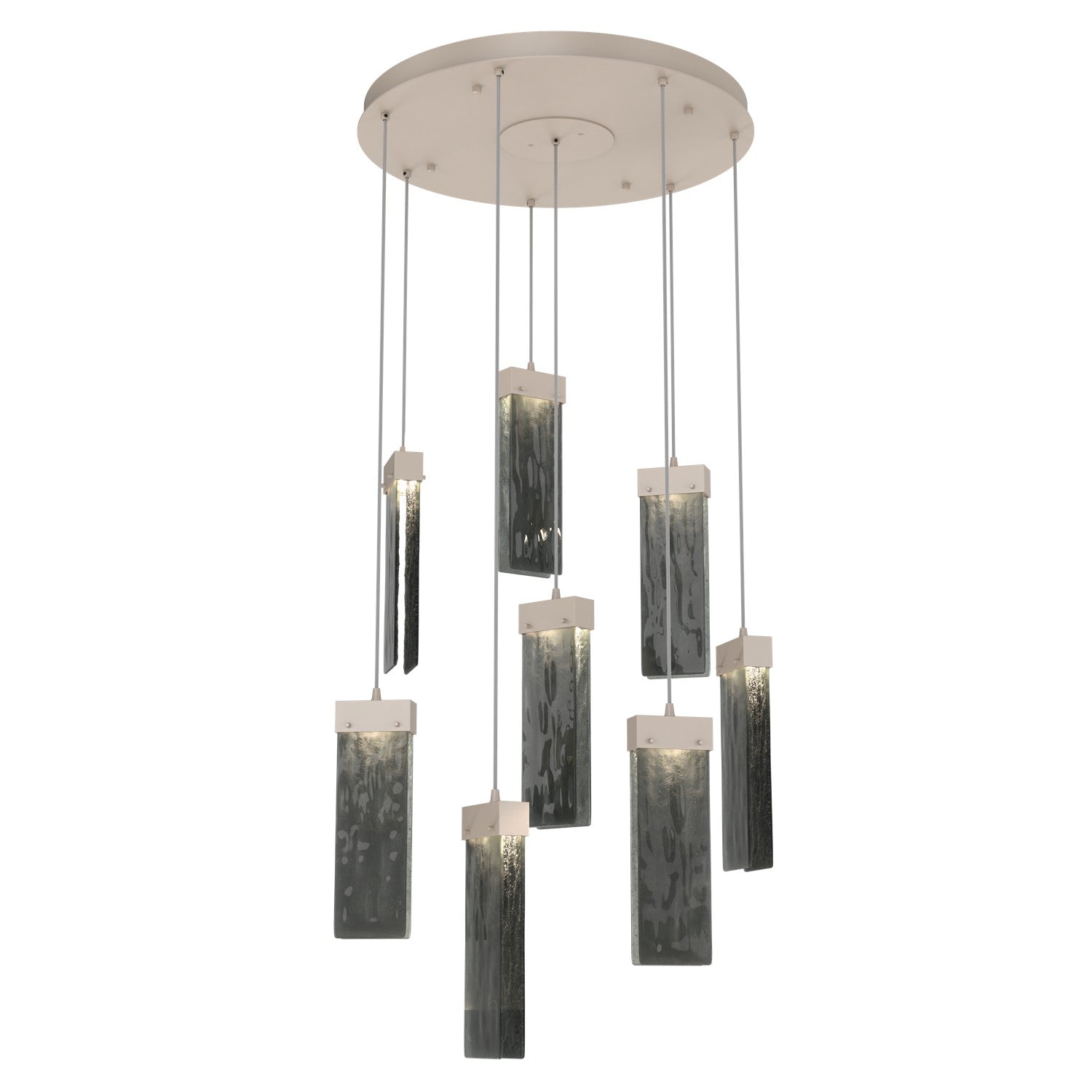 Hammerton Studio - CHB0042-08-BS-SG-C01-L1 - LED Pendant - Parallel - Beige Silver