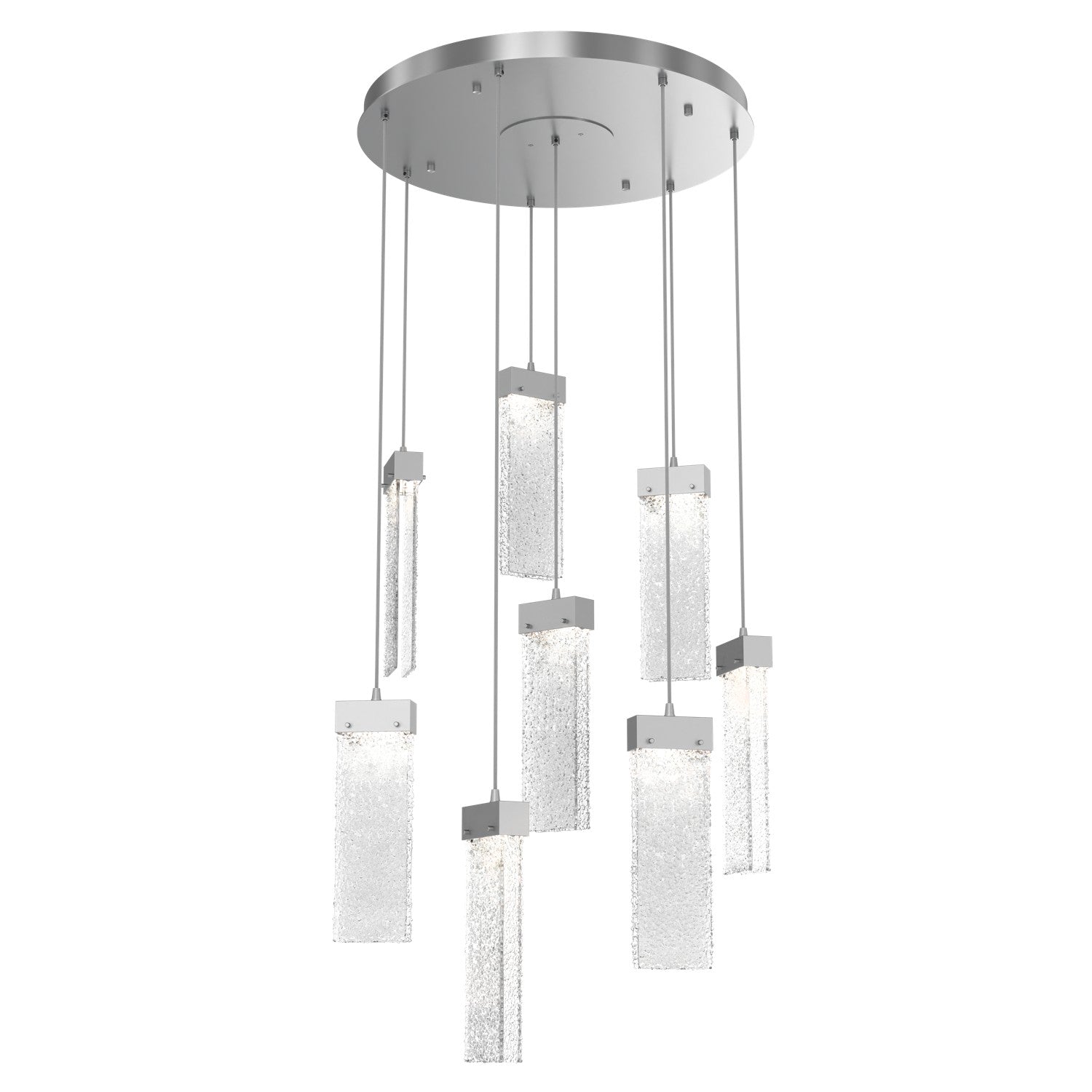 Hammerton Studio - CHB0042-08-CS-CR-C01-L1 - LED Pendant - Parallel - Classic Silver