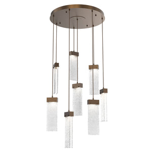 Hammerton Studio - CHB0042-08-FB-CR-C01-L1 - LED Pendant - Parallel - Flat Bronze