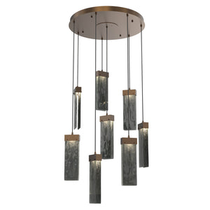 Hammerton Studio - CHB0042-08-FB-SG-C01-L1 - LED Pendant - Parallel - Flat Bronze