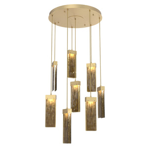 Hammerton Studio - CHB0042-08-GB-BG-C01-L1 - LED Pendant - Parallel - Gilded Brass