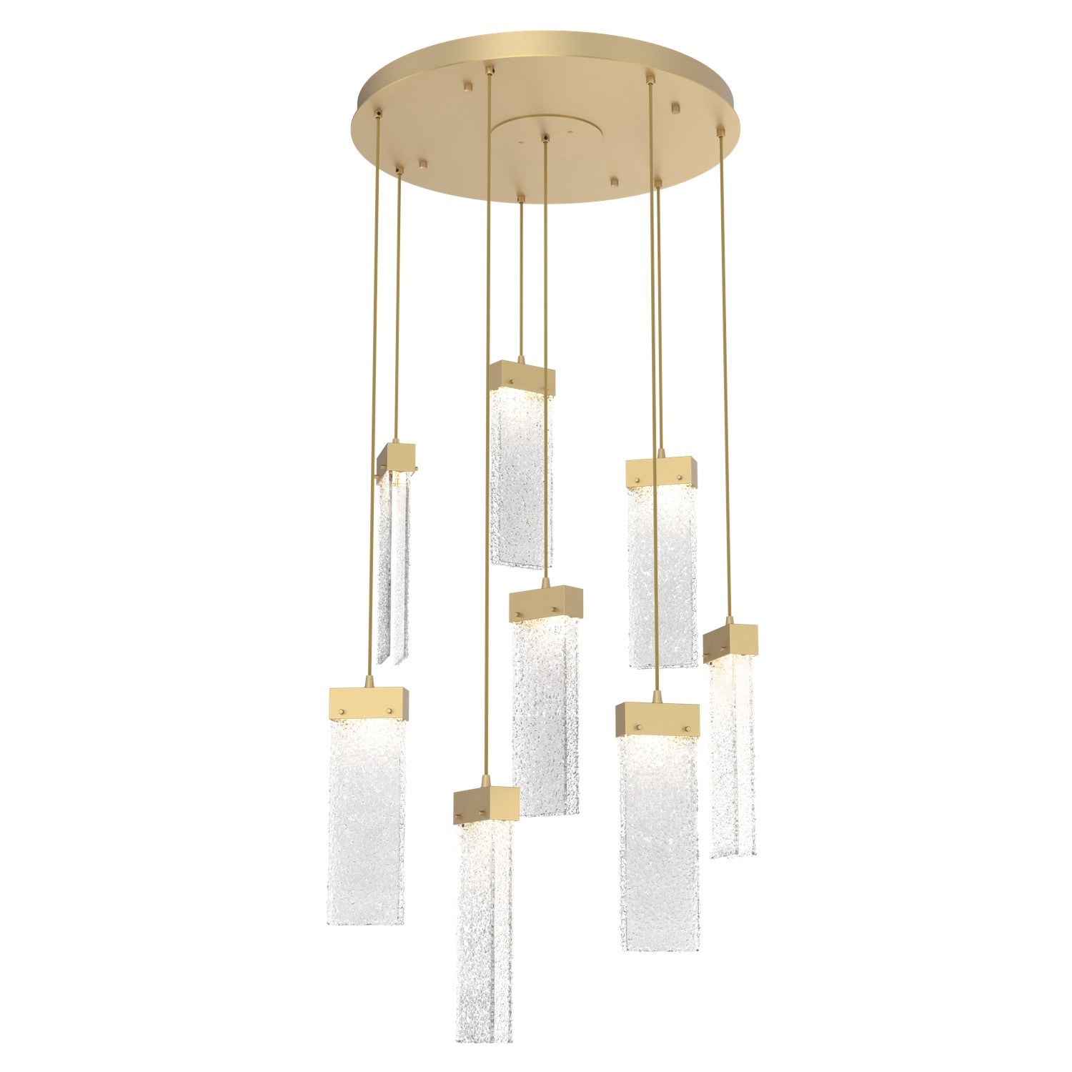 Hammerton Studio - CHB0042-08-GB-CR-C01-L1 - LED Pendant - Parallel - Gilded Brass