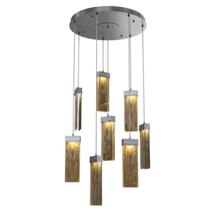 Hammerton Studio - CHB0042-08-GM-BG-C01-L1 - LED Pendant - Parallel - Gunmetal