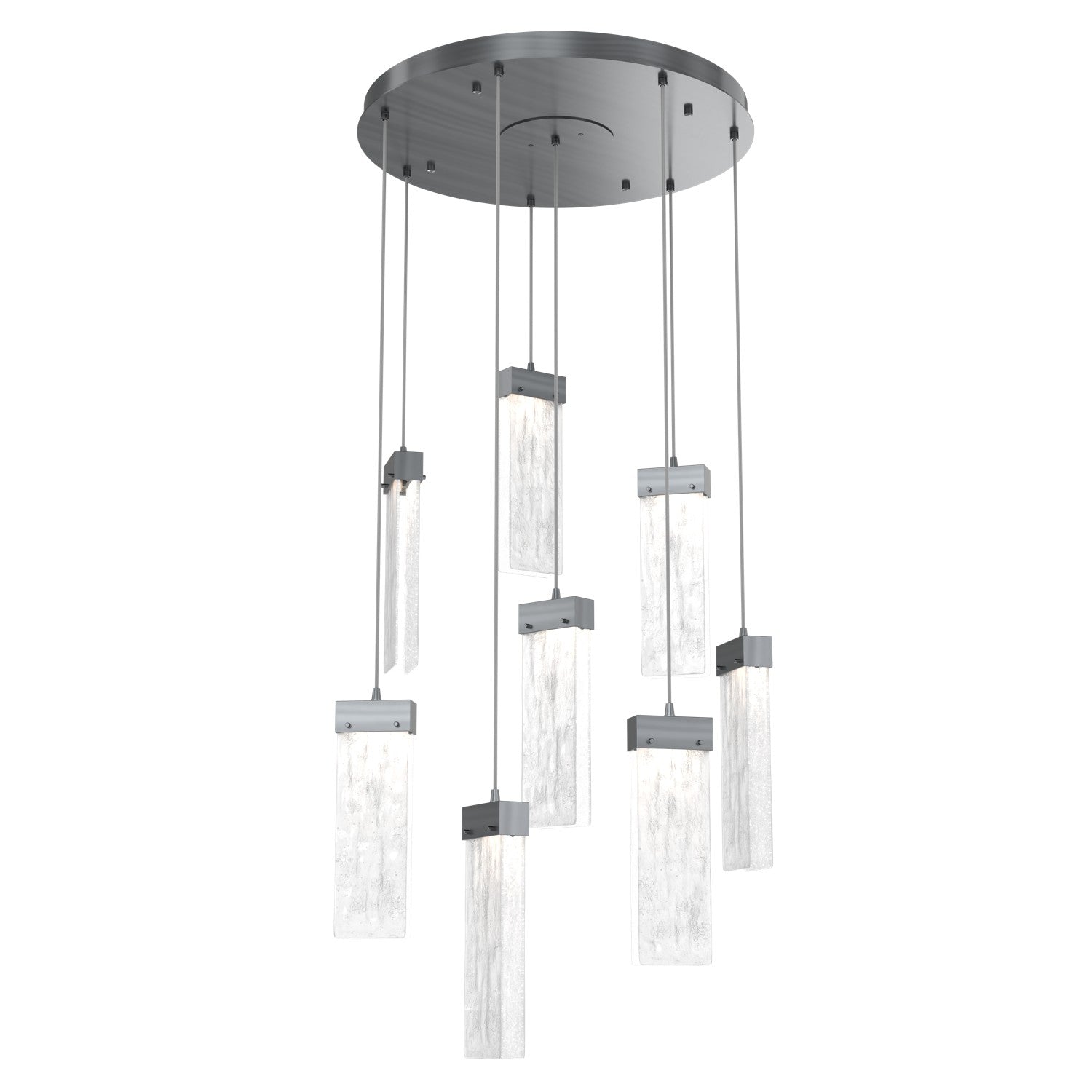 Hammerton Studio - CHB0042-08-GM-CG-C01-L1 - LED Pendant - Parallel - Gunmetal