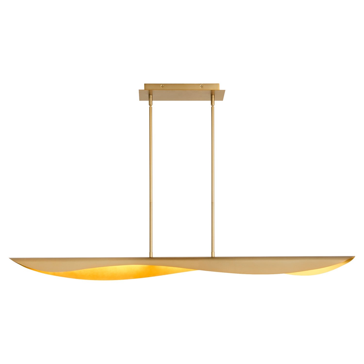 Oxygen - 3-408-40 - LED Chandelier - Pivot - Aged Brass