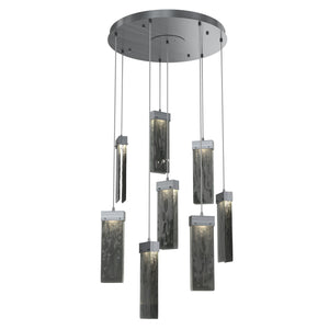 Hammerton Studio - CHB0042-08-GM-SG-C01-L3 - LED Pendant - Parallel - Gunmetal