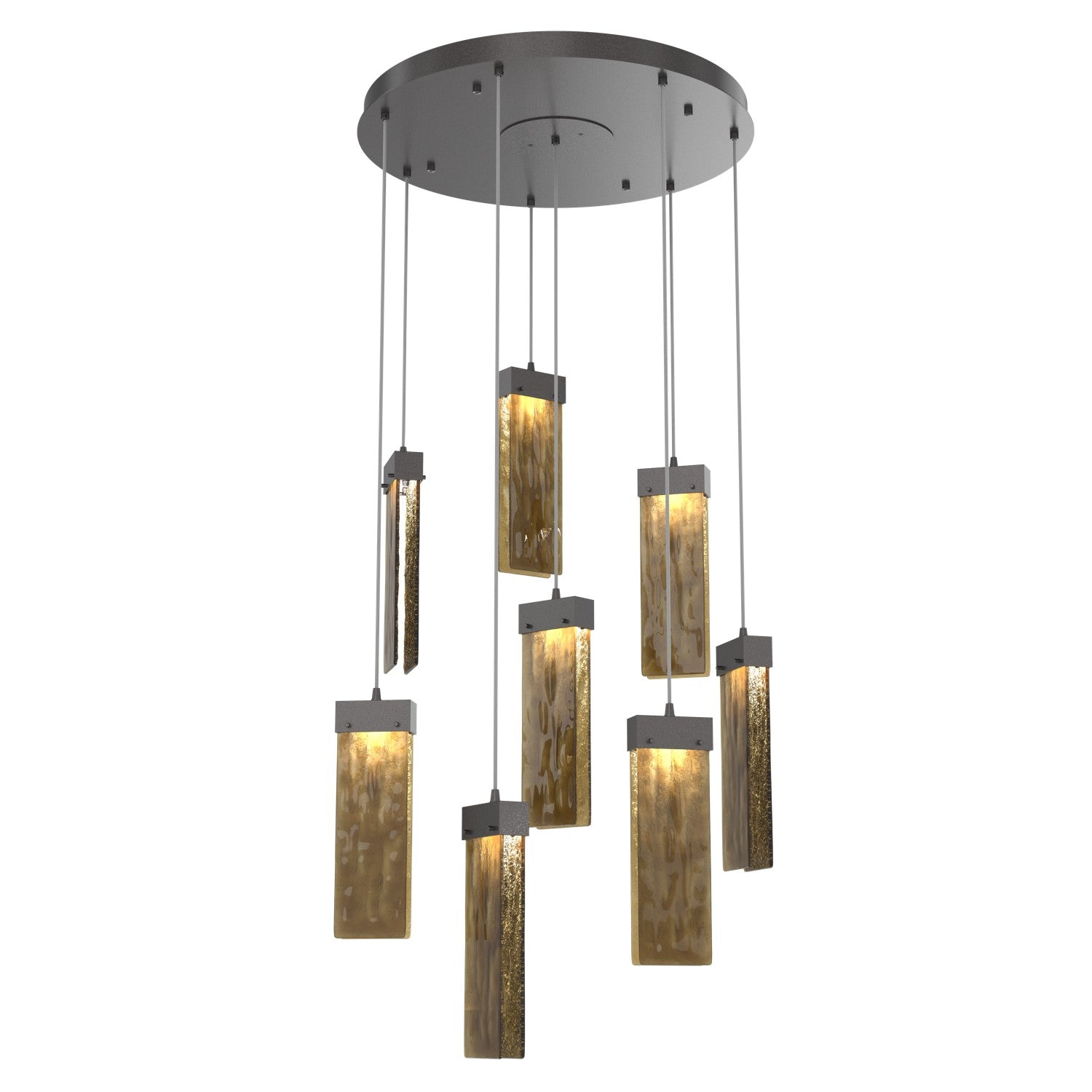 Hammerton Studio - CHB0042-08-GP-BG-C01-L1 - LED Pendant - Parallel - Graphite