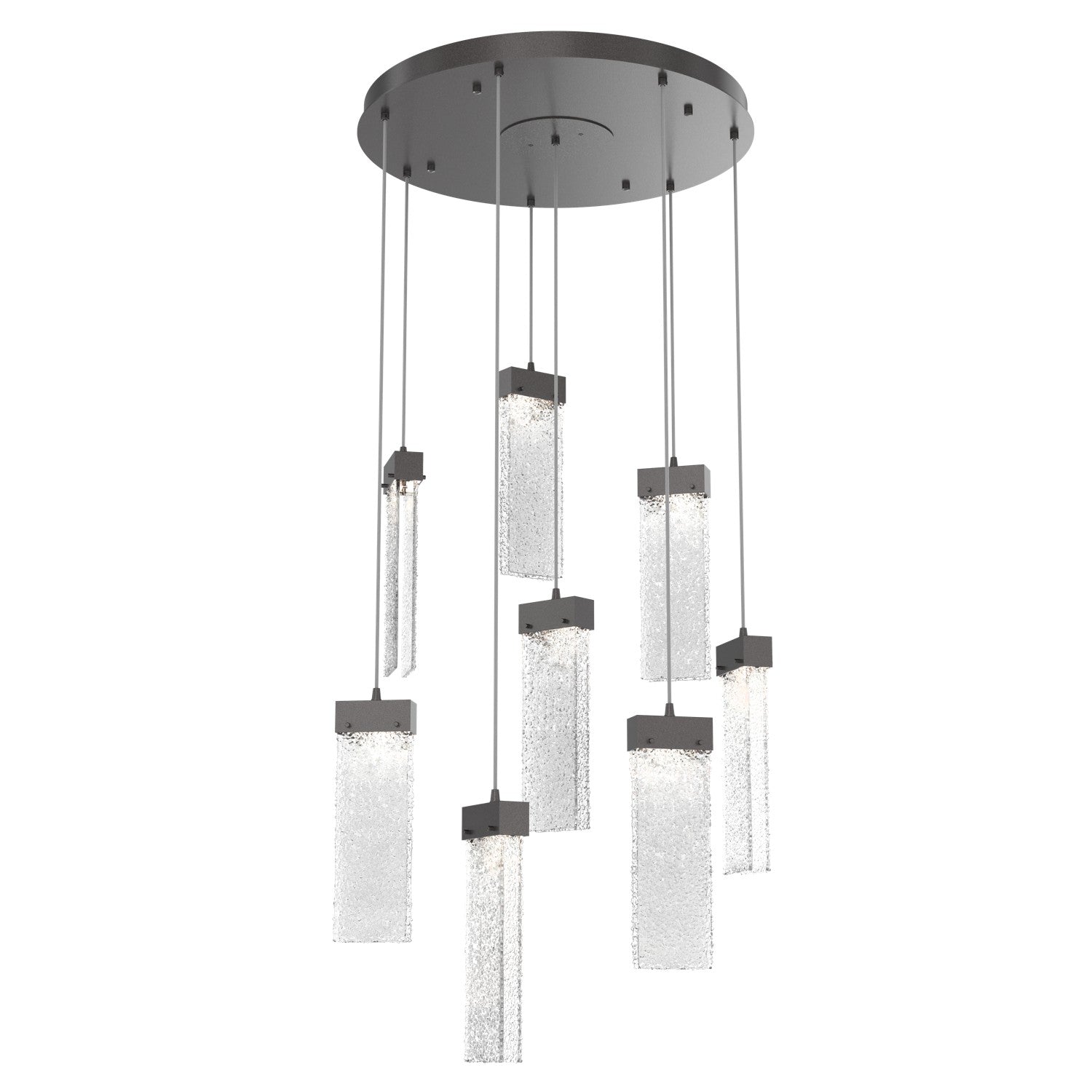 Hammerton Studio - CHB0042-08-GP-CR-C01-L1 - LED Pendant - Parallel - Graphite