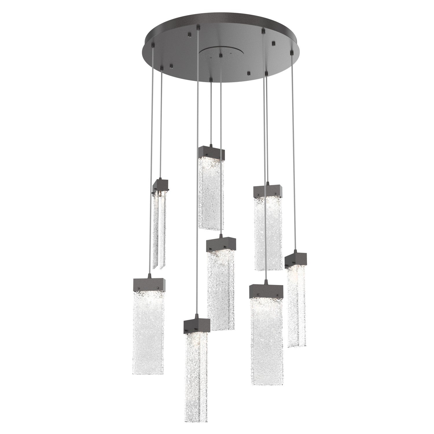 Hammerton Studio - CHB0042-08-GP-CR-C01-L3 - LED Pendant - Parallel - Graphite