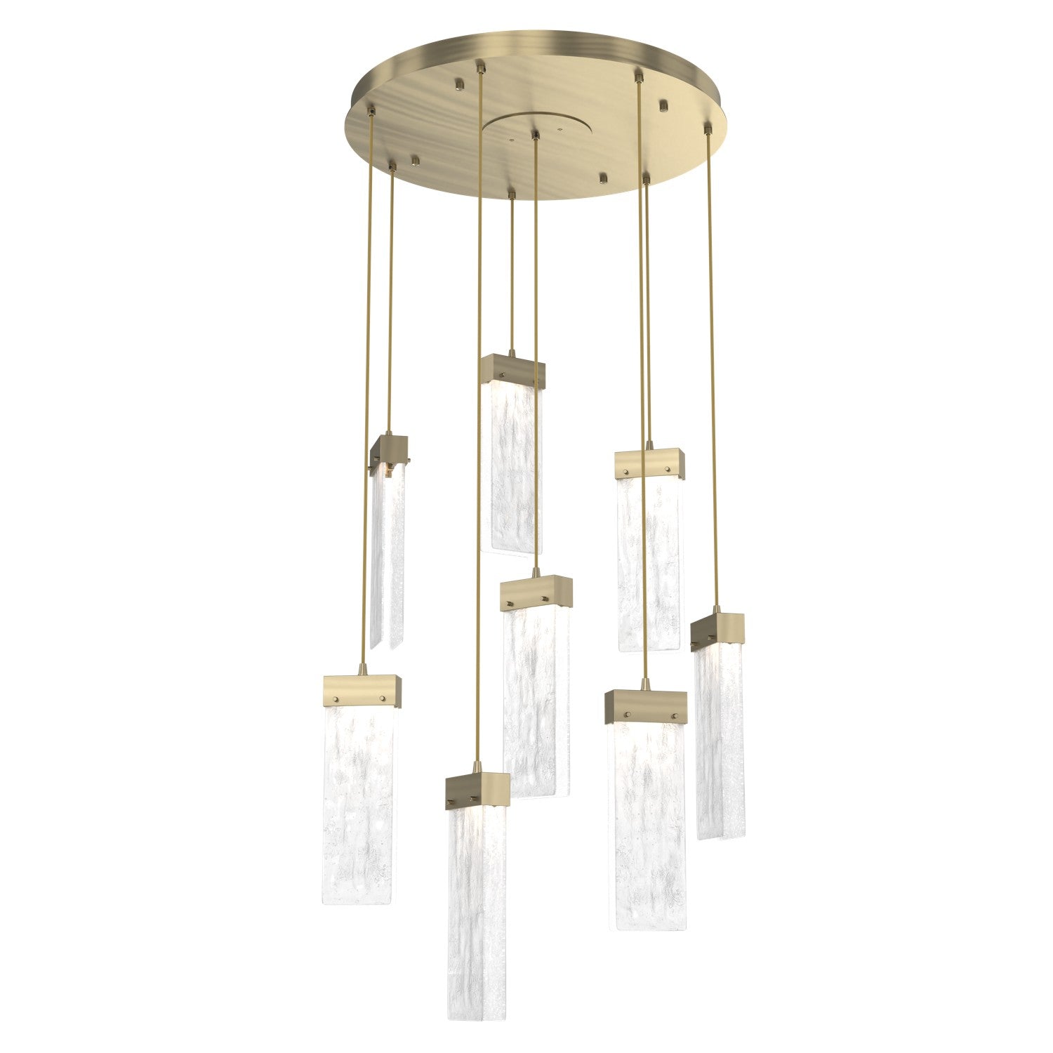 Hammerton Studio - CHB0042-08-HB-CG-C01-L1 - LED Pendant - Parallel - Heritage Brass